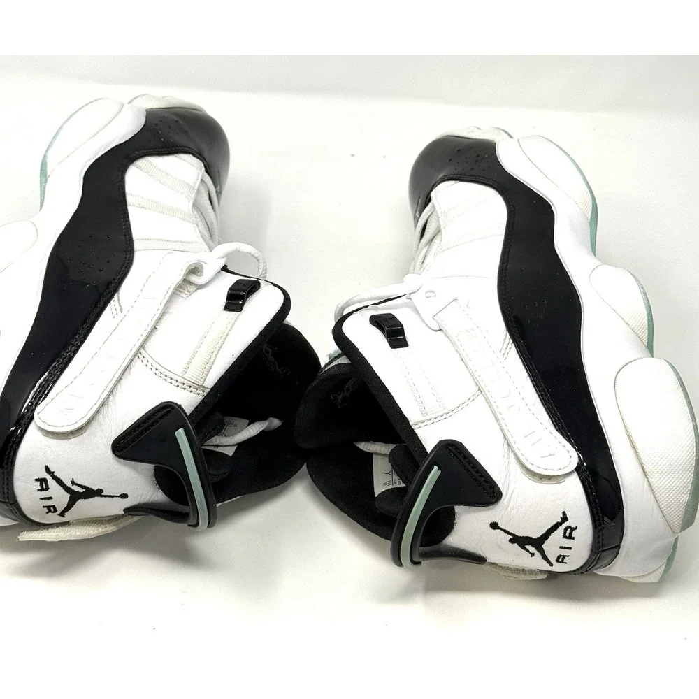 Nike Air Jordan 6 Ring White Black Aqua Men's 322992-115 Basketball Shoe Sz 10.5 - Picture 11 of 16